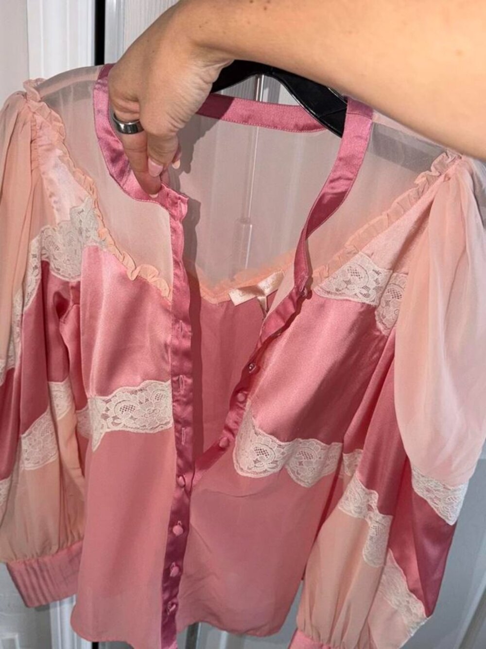LoveShackFancy Zavia Blouse – NWT – Size Small